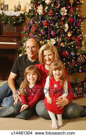 A family Christmas portrait View Large Photo Image Picture - A family Christmas portrait. Fotosearch