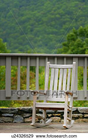 Stock Photo - A lonely chair. Fotosearch