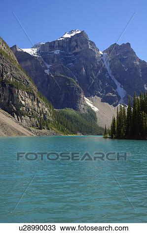 Stock Image - A mountain lake. Fotosearch
