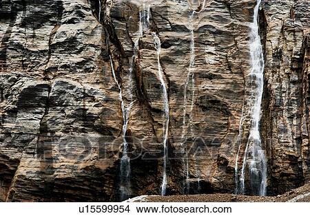 A waterfall View Large Photo Image Picture - A waterfall. Fotosearch