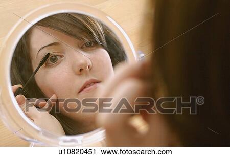 Applying makeup View Large Photo Image Stock Image - Applying makeup. Fotosearch