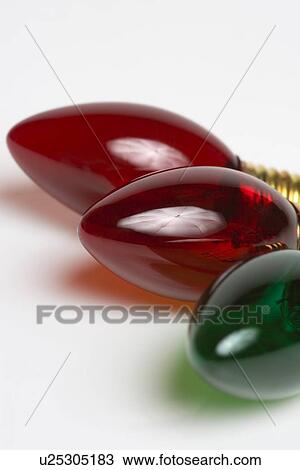 Christmas light bulbs View Large Photo Image Stock Image - Christmas light bulbs. Fotosearch