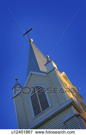 Stock Photo - Church steeple. Fotosearch