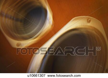 Closeup of blaring speaker View Large Photo Image Stock Photo - Closeup of blaring speaker. Fotosearch