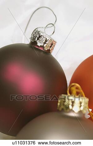 Closeup of Christmas decorations View Large Photo Image Stock Photograph - Closeup of Christmas decorations. Fotosearch