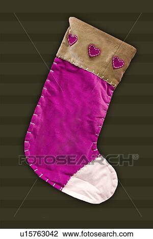 Stock Image - Closeup of stocking. Fotosearch