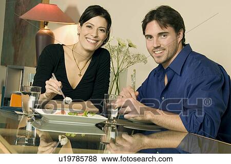 Stock Photo - Couple on a date. Fotosearch