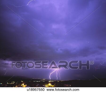 Electrical storm with lightning View Large Photo Image Stock Image - Electrical storm with lightning. Fotosearch