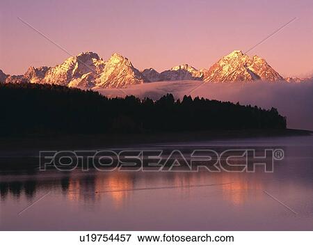 Stock Photo - Grand Teton Mountains. Fotosearch