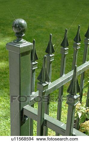 Iron fence View Large Photo Image Picture - Iron fence. Fotosearch