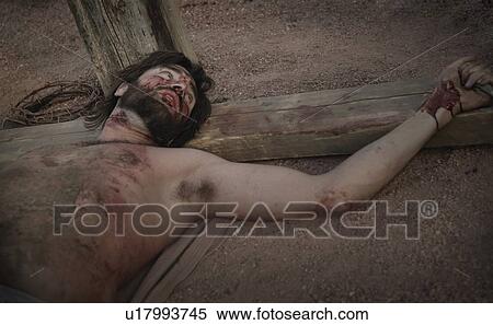 Jesus on the cross View Large Photo Image Stock Photography - Jesus on the cross. Fotosearch