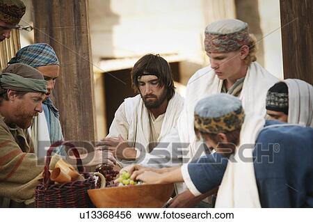 Jesus with his disciples View Large Photo Image Stock Photograph - Jesus with his disciples. Fotosearch