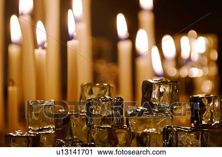 Lit candles View Large Photo Image Stock Image - Lit candles. Fotosearch