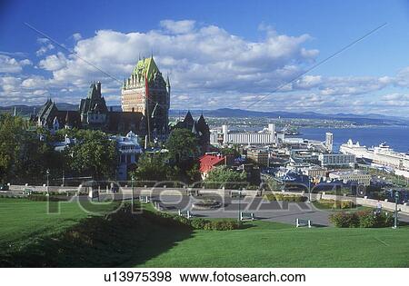 Overview of Quebec City, Quebec, Canada View Large Photo Image Stock Photo - Overview of Quebec City, Quebec, Canada. Fotosearch