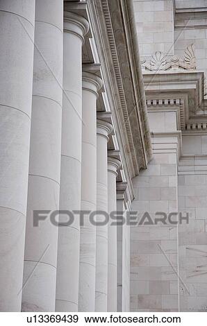 Pillars on building View Large Photo Image Stock Photo - Pillars on building. Fotosearch