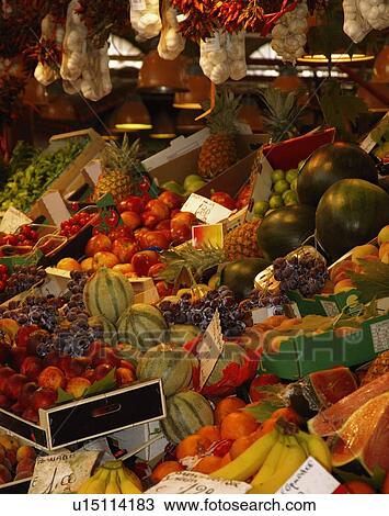 Stock Image - Produce Market. Fotosearch