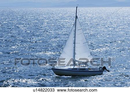 Stock Image - Sailing. Fotosearch