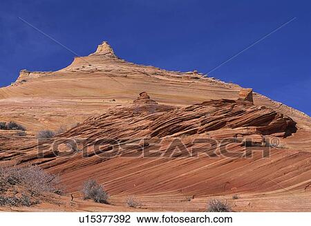 Stock Image - Sandstone buttes. Fotosearch