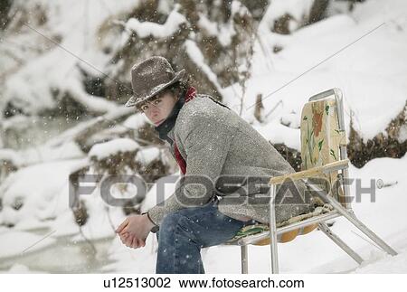Sitting in the Snow View Large Photo Image Stock Image - Sitting in the Snow. Fotosearch