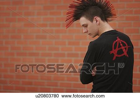 Teenager with mohawk View Large Photo Image Stock Image - Teenager with mohawk. Fotosearch