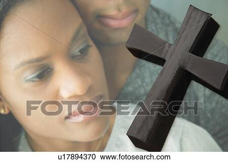 Woman, cross View Large Photo Image Stock Image - Woman, cross. Fotosearch