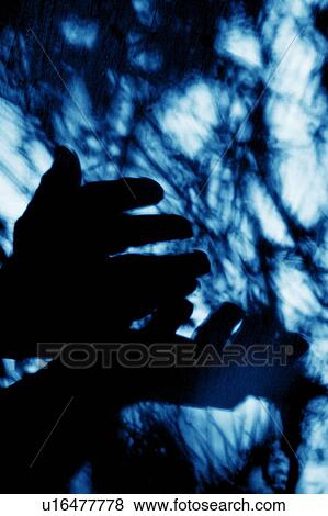 Stock Photo - Abstract hand background. Fotosearch