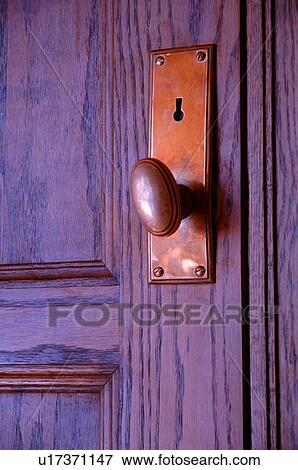 Stock Photo - Closed door. Fotosearch