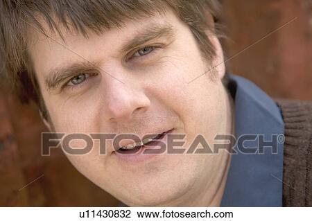 Closeup of man's face View Large Photo Image Stock Image - Closeup of man's face. Fotosearch