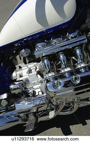 Closeup of motorcycle View Large Photo Image Stock Photograph - Closeup of motorcycle. Fotosearch