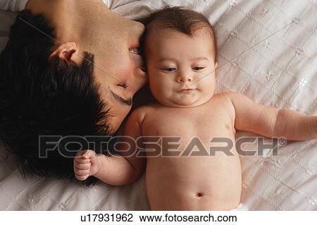 Father with baby View Large Photo Image Stock Image - Father with baby. Fotosearch