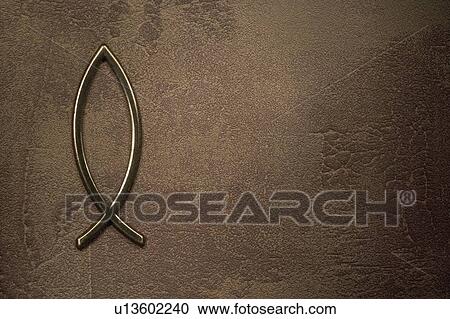 Stock Image - Jesus Fish Symbol. Fotosearch
