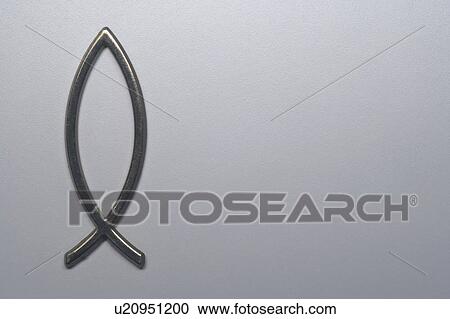 Jesus fish symbol View Large Photo Image Stock Image - Jesus fish symbol. Fotosearch
