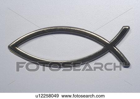 Jesus fish symbol View Large Photo Image Stock Photo - Jesus fish symbol. Fotosearch