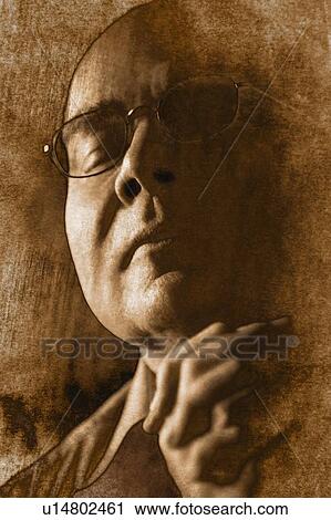 Stock Image - Man praying. Fotosearch