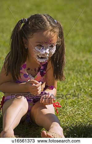 Messy girl View Large Photo Image Stock Image - Messy girl. Fotosearch