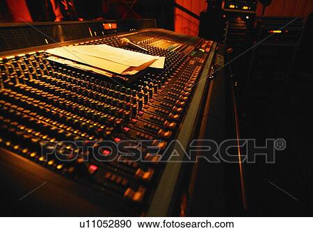 Mixing Sound Board View Large Photo Image Stock Image - Mixing Sound Board. Fotosearch