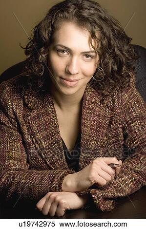 Stock Photography - Portrait of a business woman. Fotosearch