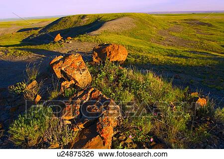 Stock Photograph - Red Rock Coulee. Fotosearch