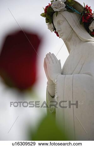Statue of Mary View Large Photo Image Stock Photo - Statue of Mary. Fotosearch