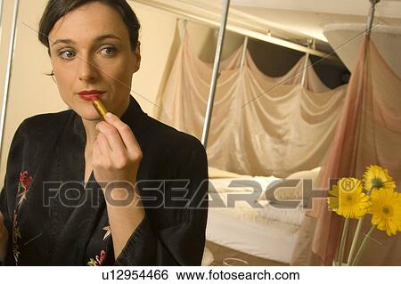 Women in bedroom View Large Photo Image Stock Photograph - Women in bedroom. Fotosearch