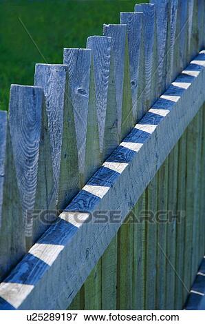 Stock Photo - Picket fence. Fotosearch