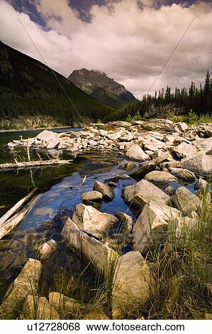 Stock Photo - Rocky shoreline. Fotosearch