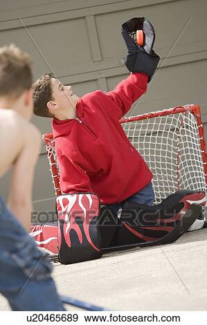 Saved by the goalie View Large Photo Image Stock Photo - Saved by the goalie. Fotosearch