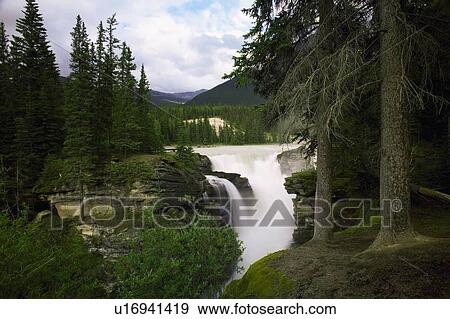Scenic waterfall View Large Photo Image Stock Photo - Scenic waterfall. Fotosearch
