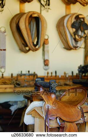 Tack and Saddle Shop View Large Photo Image Stock Image - Tack and Saddle Shop. Fotosearch