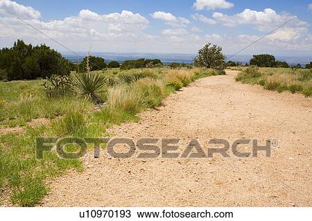 Stock Image - Winding dirt path. Fotosearch