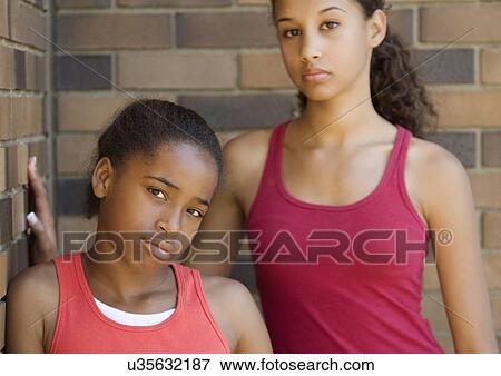 Stock Photo - Young girls. Fotosearch