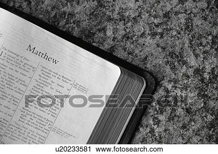 Bible open to Matthew View Large Photo Image Stock Image - Bible open to Matthew. Fotosearch