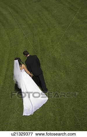 Couple on wedding day View Large Photo Image Stock Photo - Couple on wedding day . Fotosearch