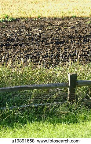 Stock Photo - Empty garden patch. Fotosearch